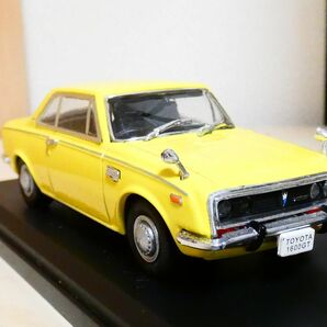 国産名車コレクション 1/43 トヨタ 1600GT 1967 黄色 ② アシェット 旧車 クラシックカー ミニカー Rの画像1