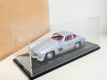 国産名車コレクション 1/43 メルセデス ベンツ 300SL ガルウイング 1954 シルバー アシェット 旧車 クラシックカー ミニカー R_画像7