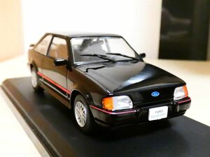 国産名車コレクション 1/43 フォード エスコート 1990 黒 アシェット Ford escort 旧車 クラシックカー ミニカー R