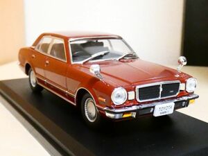 国産名車コレクション 1/43 トヨタ コロナ マークⅡ 1976 茶色 アシェット 旧車 クラシックカー ミニカー O