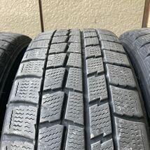 日産 Z12 キューブ 純正 175/65R15 ダンロップ ウインターマックス WM01 2017年製 15×5.5J PCD100/4H スチール ホイール キャップ付4本_画像8