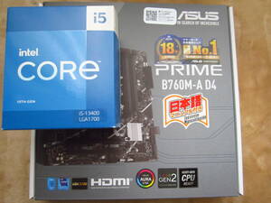 Intel Core i5 13400 +ASUS PRIME B760M-A D4 セット