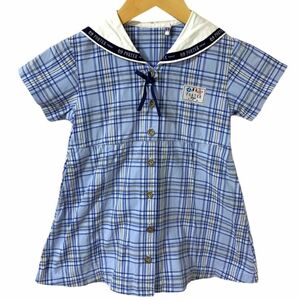 PORTER ENFANT ポーター チェック柄 半袖 ワンピース ジャンパースカート 子供服 キッズ ブランド