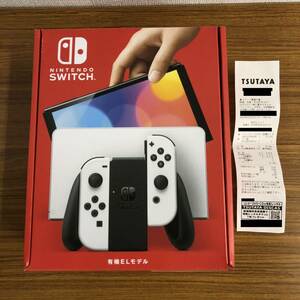 【1円スタート!/未使用】Nintendo Switch ニンテンドースイッチ 本体 有機ELモデル ホワイト レシート・保証書有 任天堂 G240214-53