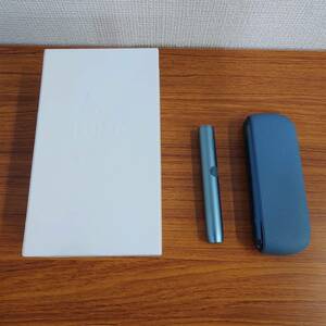 IQOS ILUMA アイコス イルマ C1402 アズールブルー 充電確認/通電確認済 電子タバコ 喫煙グッズ H240219-58