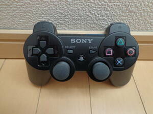  【SONY】 PlayStation3　DUALSHOCK3 デュアルショック3　ブラック/黒　コントローラー　動作確認済み　PS3/プレイステーション3