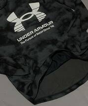 新品 M アンダーアーマー 黒 ブラック グレー スウェット 薄手 軽量 上下 カモフラ underarmour パーカー フード ジョガーパンツ 正規品_画像10