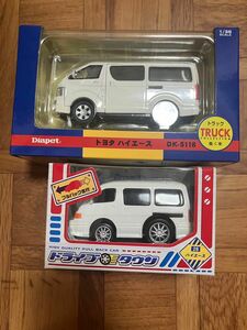 ミニカー トミカ トヨタ ダイヤペットダイヤペット1/36トヨタ　ハイエース　マルカ ドライブタウン　セット