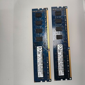 送料無料SK hynix メモリ PC3-12800U　8GBｘ2枚　計16GB　動作品　