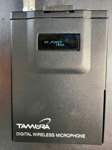 「2FA33_42K」TAMURA ハンド型ワイヤレスマイク WTH-8020 通電OK 現状出品