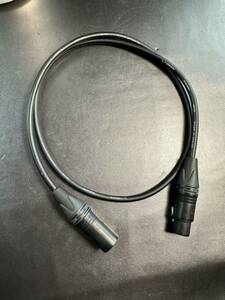 XLR microphone cable 1m present condition exhibition 