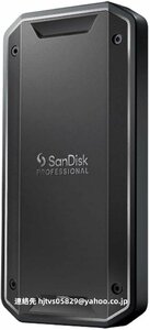 新品 SanDisk PRO-G40 2TB 外付け ポータブルSSD Thunderbolt 3/USB-C両対応 防塵 防水 耐衝撃 5年保証 SDPS31H-002T