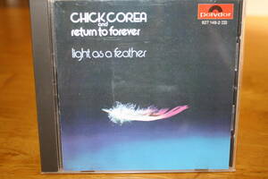 Chick Corea & Return to Foreever Light as A Feather 輸入盤 Used