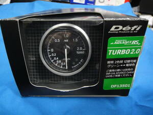 本物！希少！世界一性能 新品 未使用品 日本精機 Defi メーター Defi-Link Meter ADVANCE RS 52Φ ターボ計 Max200Kpa DF13501 現品限り！