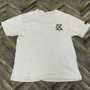 MG176 canterbury tシャツ　スポーツ　アメカジ　カジュアル　アイボリー L　 腹部にシミあり　ストリート　