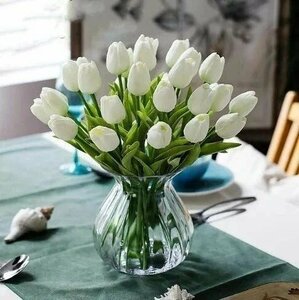  tulip artificial flower large amount together 3 1 pcs art flower spring .. not flower bouquet bouquet BQ395