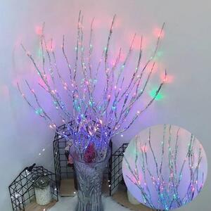 人工 植物 クリスマス 20LED ウィロー ブランチ ランプ ストリング ライト ウェディング パーティー ツリー デコレーション ZCL789