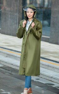  fashion rainwear raincoat with a hood . lady's men's outdoor rain. day waterproof working clothes long height ZCL1410