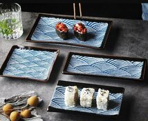 家庭用軽食皿寿司皿軽食皿和食器 BQ440_画像1