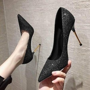  lady's high heel pumps beautiful legs shoes women's shoes party pin heel wedding formal height up ZCL1487