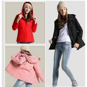 冬の新しいスマート加熱綿ジャケット充電USB電気加熱ジャケット女性暖かい綿の衣類の女性ll144