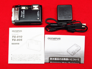 OLYMPUS オリンパス Tough TG-810 タフシリーズ コンパクトデジタルカメラ 充電器 説明書付属 管理6B0130O-A4