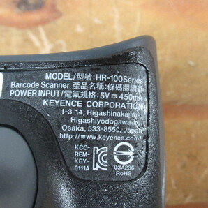 KEYENCE ハンディ スキャナ HR-101 キーエンス HR-100シリーズ バーコードリーダー 管理6R0205M-B4の画像3
