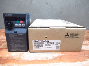 ★MITSUBISHI 三菱電機 FR-D720-0.4K インバーター 未使用開封品 管理6A0206G