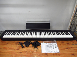 CASIO カシオ 電子ピアノ CDP-S100 BK 2022年製 88鍵 最大同時発音64 SP-3ペダル付 管理6A0215B- G02