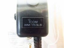 未使用品 ICOM HM-153LS アイコム イヤホンマイクロホン 管理6NT0225G-A02_画像4