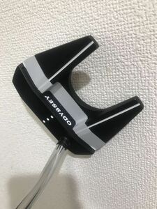 美品　オデッセイ ストロークラボ ブラック STROKE LAB BLACK BIG SEVEN ビッグ セブンARMLOCK アームロック 38インチ 中尺 パター　versa