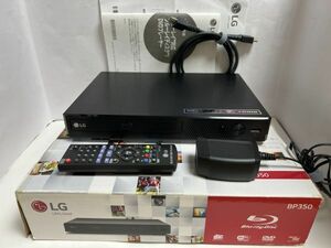 LG 無線LAN内蔵 ブルーレイプレーヤー BP350　2018年製　美品　動作品　箱付属品完備