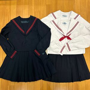 3 3 コスプレ衣装 夏 冬 リボン付き制服 上下セット 中学