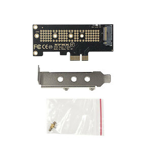 [C0122] Lopro Cracket PCI Express X1 до M.2 Card