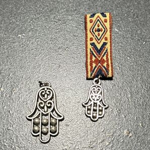 エジプト トルコ ファティマの手 ハムサの手 ペンダントトップ ネックレス トップ イヤリング ピアス パーツ