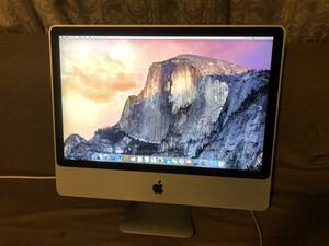 Apple 一体型PC iMac 24-inch Eraly 2009 Core 2 Duo 2.66/4G/640G OS X Yosemite