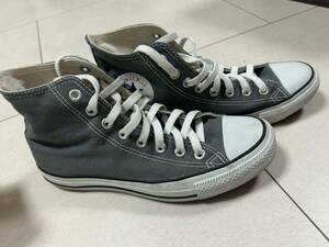 コンバース オールスター　ハイカット　グレー25.5cm 美品　CONVERSE ALL STAR