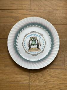 絵皿　記念皿　　 未使用　 送料無料　 フィアデルフィア