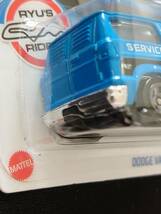 ★ホットウィール★国内販売なし BEST BUY Exclusive DODGE VAN ダッジ バン ベストバイ限定 青/ブルー HW HotWheels 割れ① (送料220円~)_画像2