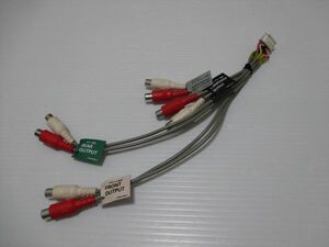 v Carozzeria RCA output cable AVIC-ZH900/AVIC-ZH900MD/AVIC-ZH990/AVIC-ZH990MD operation not yet verification 