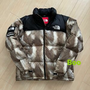 Supreme Fur Print Nuptse Jacket L シュプリーム ノースフェイス ヌプシ