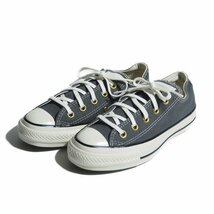 M5774R30　▼CONVERSE コンバース IENA イエナ購入▼　新品同様 23AW ALL STAR US DUCKCANVAS OX オールスタースニーカー グレー US4/23cm_画像2