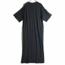 M6833f61　▼Deuxieme Classe ドゥーズィエムクラス▼　新品 21SS summer dress ブラック / コットン フレア マキシ丈 ワンピース 黒 春夏_画像3