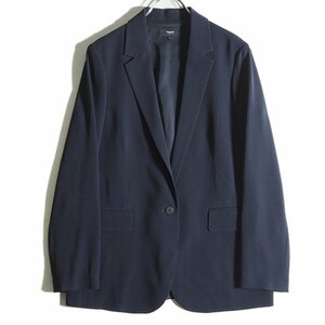 M6881H3　▼theory セオリー▼　Admiral Stripe Casual Blazer イージーテーラードジャケット ネイビー 4 / 紺ブレ トリアセテート 春夏