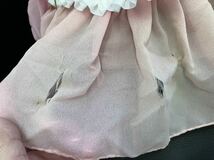 昭和レトロ 当時物 レトロポーズ人形 ファッションドール ピンクドレス アンティーク 高さ:39cm_画像9