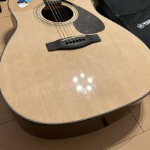 YAMAHA Acoustic Guitar ヤマハ アコースティックギター F600 ケース付き ナチュラル フォーク アコギ 初心者 入門 弦楽器 中古　_画像3