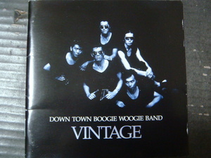 DOWN TOWN BOOGIE WOOGIE BAND/ダウンタウンブギウギバンド ベスト「VINTAGE/ヴィンテージ」CD