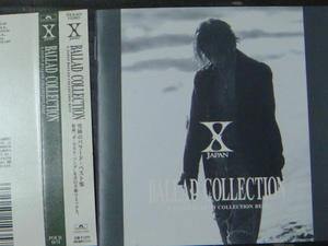 X JAPAN ベスト「BALLAD COLLECTION/バラード・コレクション」CD 帯付き YOSHIKI 