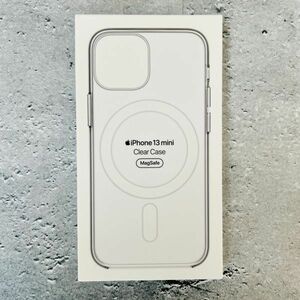 iphone 13 mini クリアケース★apple★純正 正規品 アップル 美品【中古】MagSafe 対応 Qi マグセーフ ワイヤレス 透明