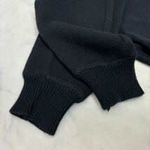 フランス製 KOOKAI パンツ ニット 黒 ブラック 羊毛50% ウール混 レディース クーカイ_画像7
